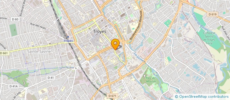 localisation de l'entreprise HOLDING R.COGNARD à TROYES