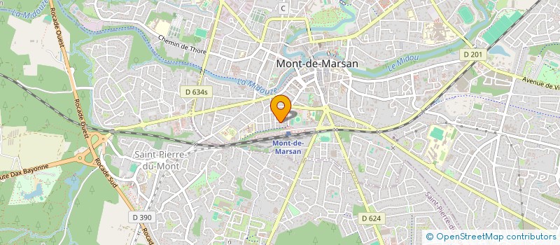 localisation de l'entreprise HOLDING R & CY  MONT-DE-MARSAN