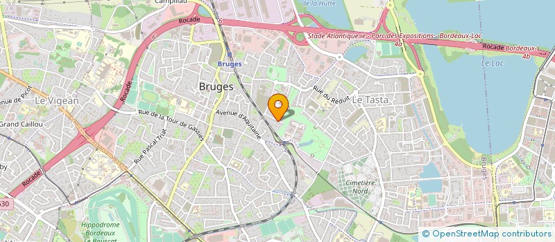 localisation de l'entreprise HOLDING R ET G  BRUGES