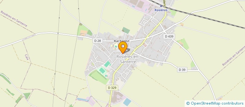 localisation de l'entreprise HOLDING R.I.M  ROSIERES-EN-SANTERRE