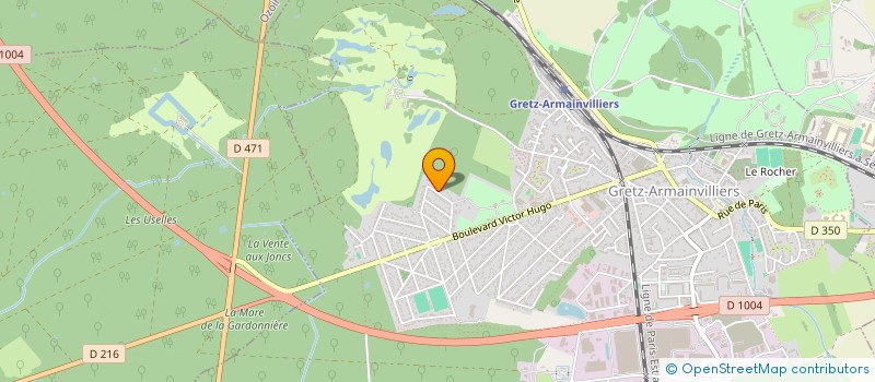 localisation de l'entreprise HOLDING R.R  GRETZ-ARMAINVILLIERS