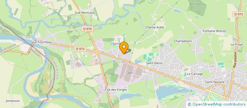 localisation de l'entreprise HOLDING R.T. à BOURBON-LANCY