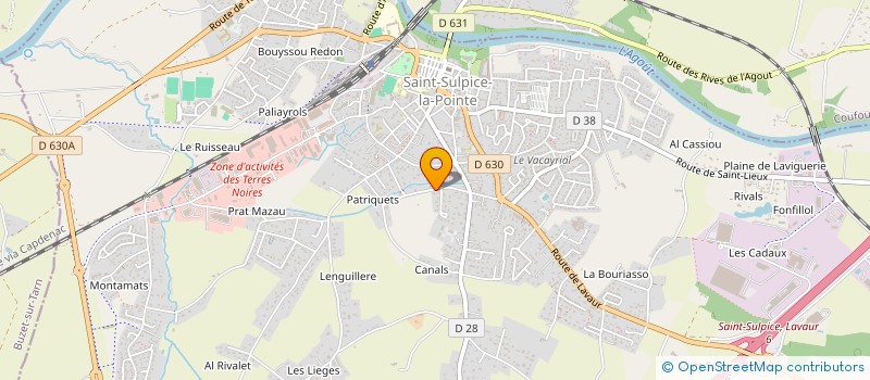 localisation de l'entreprise HOLDING R2M  SAINT-SULPICE-LA-POINTE