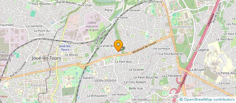 localisation de l'entreprise HOLDING RACINE LAB  JOUE-LES-TOURS