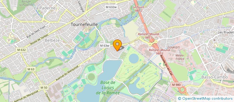 localisation de l'entreprise HOLDING RAJOEL  TOURNEFEUILLE