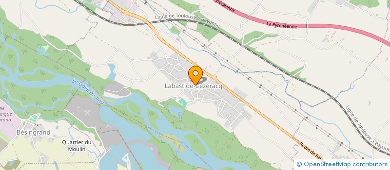 localisation de l'entreprise HOLDING RAMEAUX  LABASTIDE-CEZERACQ