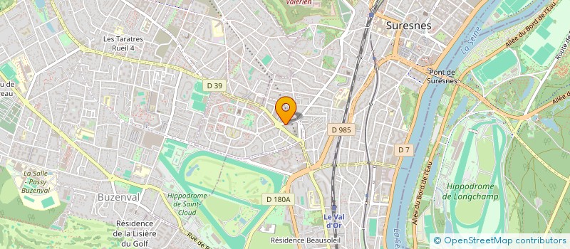 localisation de l'entreprise HOLDING RAUX à SURESNES