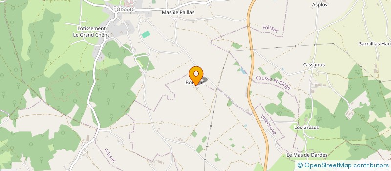 localisation de l'entreprise HOLDING RAVANEL à FOISSAC