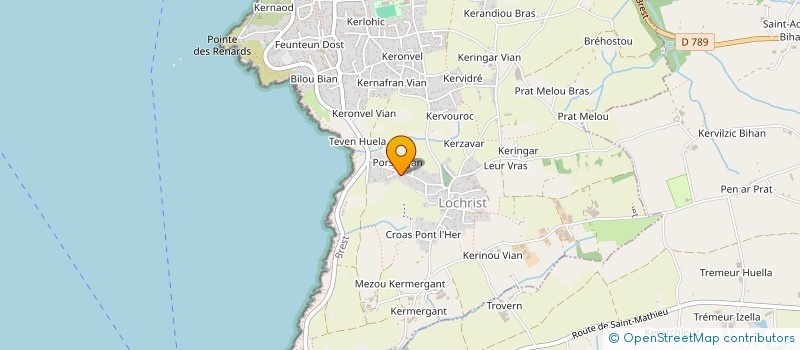 localisation de l'entreprise HOLDING RB  LE CONQUET