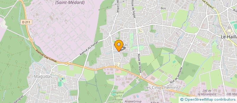 localisation de l'entreprise HOLDING RBL  SAINT-MEDARD-EN-JALLES