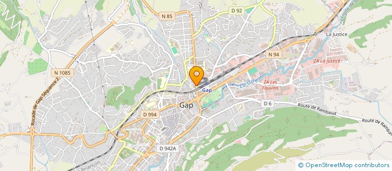 localisation de l'entreprise HOLDING RDP  GAP