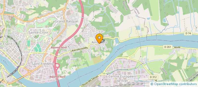 localisation de l'entreprise HOLDING RDT à BAYONNE