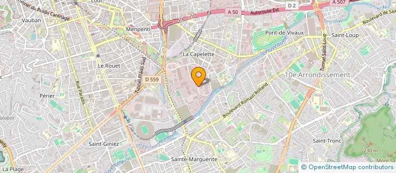 localisation de l'entreprise HOLDING REAL PASSION  MARSEILLE