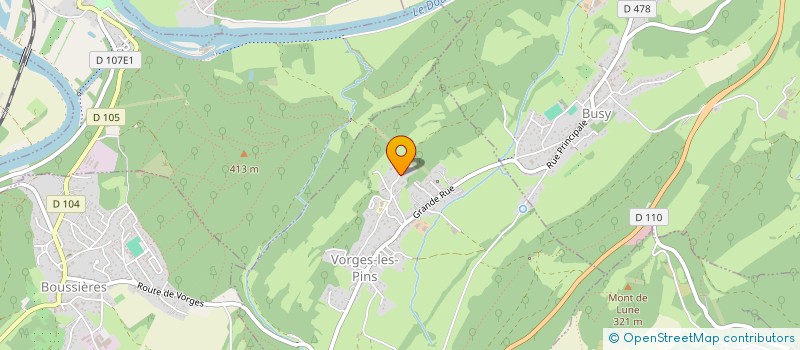 localisation de l'entreprise HOLDING REBOUL  VORGES-LES-PINS