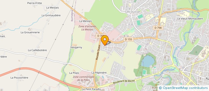 localisation de l'entreprise HOLDING RECALA  LECOUSSE