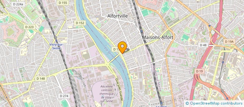 localisation de l'entreprise HOLDING RECAMIER à ALFORTVILLE