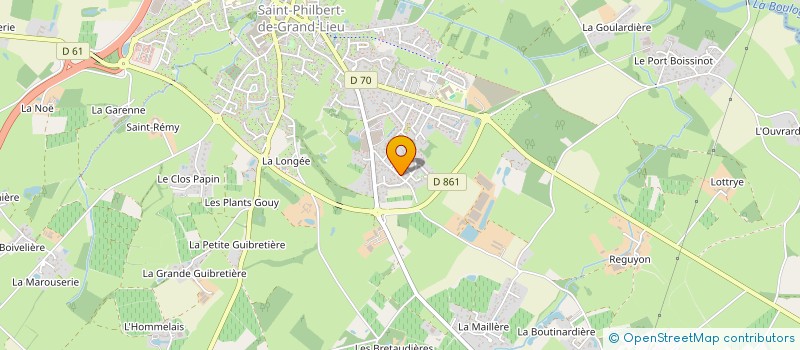 localisation de l'entreprise HOLDING REMAUD à SAINT-PHILBERT-DE-GRAND-LIEU