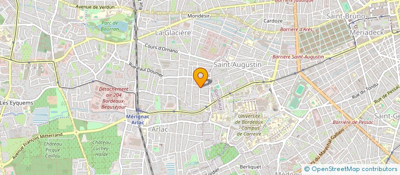 localisation de l'entreprise HOLDING REMED  MERIGNAC