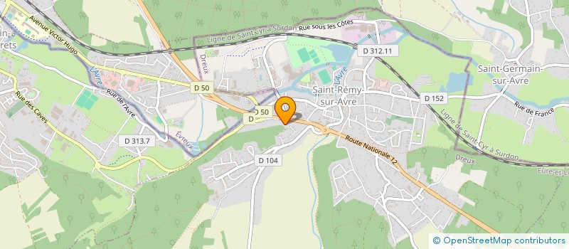 localisation de l'entreprise HOLDING REMOISE à SAINT-REMY-SUR-AVRE
