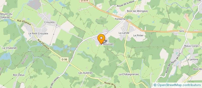 localisation de l'entreprise HOLDING REMY VACHER à EYJEAUX