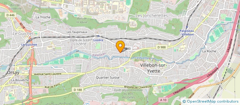 localisation de l'entreprise HOLDING RENARD  PALAISEAU