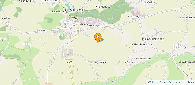 localisation de l'entreprise HOLDING RENOPLAC  BAZOUGES-LA-PEROUSE