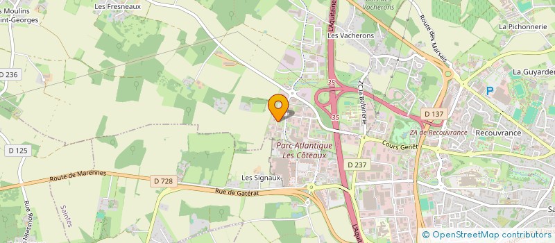 localisation de l'entreprise HOLDING RENU  SAINT-GEORGES-DES-COTEAUX