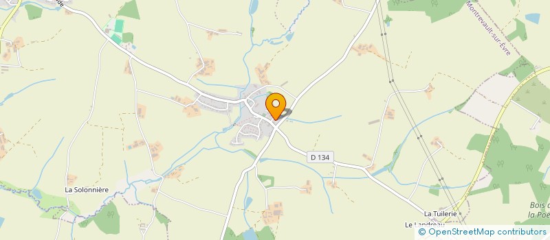 localisation de l'entreprise HOLDING RETHORE à MONTREVAULT-SUR-EVRE