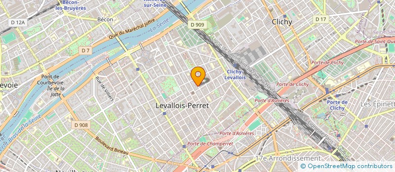 localisation de l'entreprise HOLDING REYNARD à LEVALLOIS-PERRET