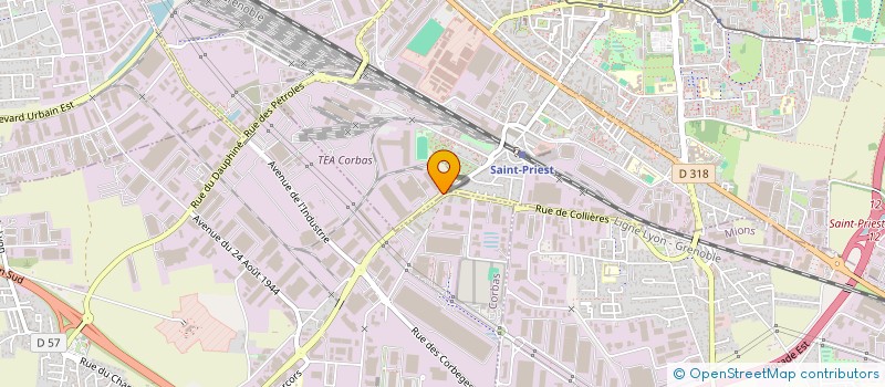 localisation de l'entreprise HOLDING RG2  SAINT-PRIEST