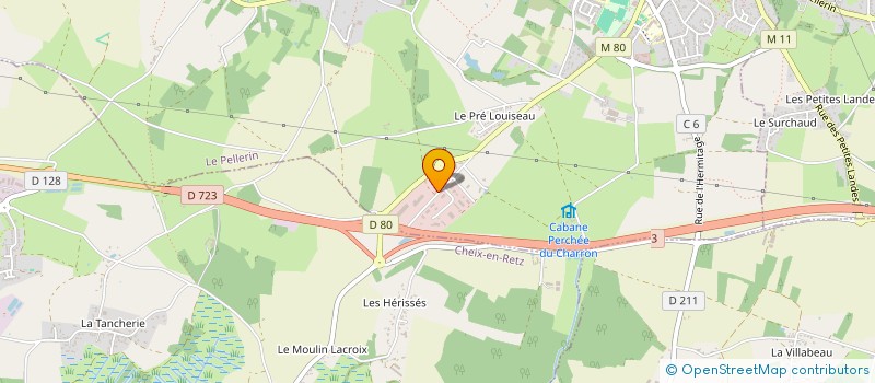 localisation de l'entreprise HOLDING RGBC  LE PELLERIN