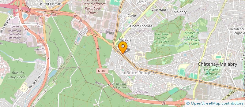 localisation de l'entreprise HOLDING RHENZOUR à CHATENAY-MALABRY