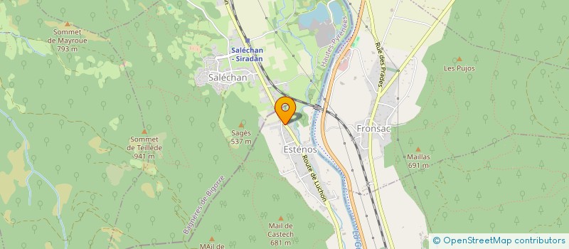 localisation de l'entreprise HOLDING RIBELLES  ESTENOS