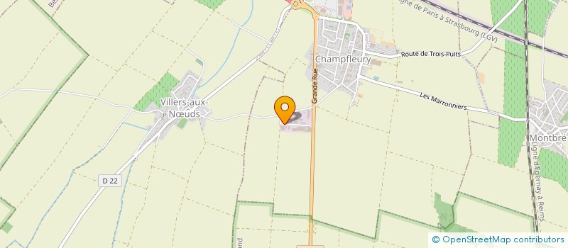 localisation de l'entreprise HOLDING RION BUSINESS  CHAMPFLEURY