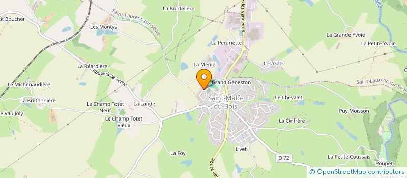 localisation de l'entreprise HOLDING RIPAUD  SAINT-MALO-DU-BOIS