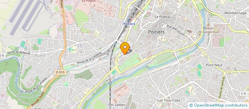 localisation de l'entreprise HOLDING RIVAJE  POITIERS