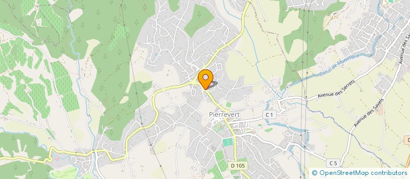 localisation de l'entreprise HOLDING RIVENDELL à PIERREVERT