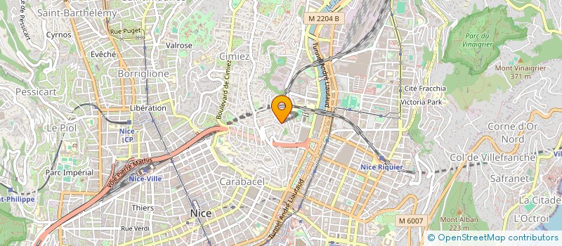 localisation de l'entreprise HOLDING RIVIERA CONSULTING  NICE