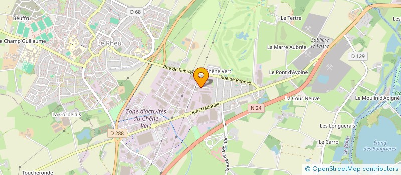 localisation de l'entreprise HOLDING RIVOAL à LE RHEU