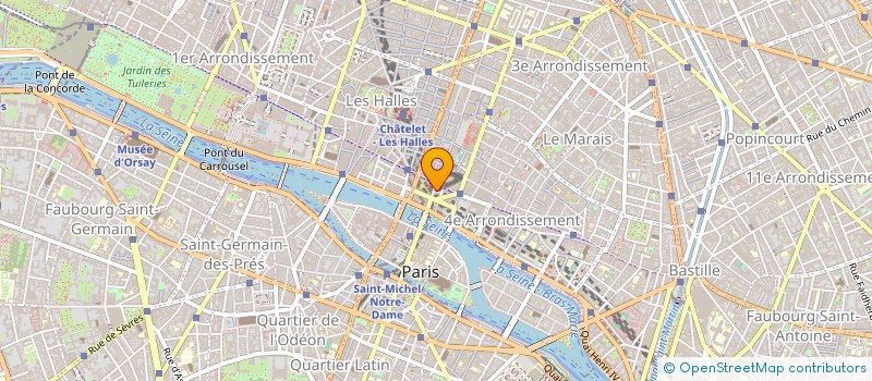 localisation de l'entreprise HOLDING RIVOLI SAINT JACQUES  PARIS