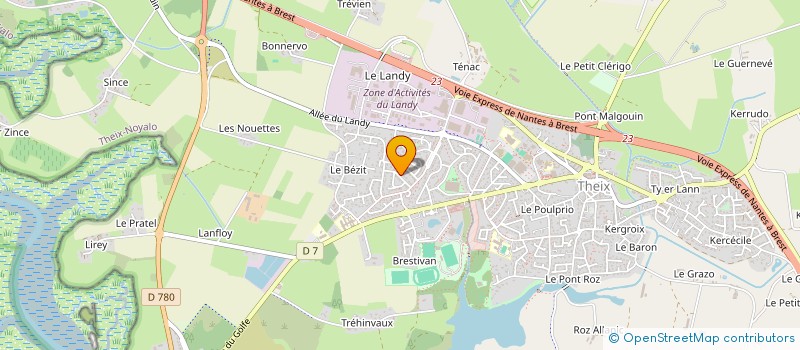 localisation de l'entreprise HOLDING RM à THEIX-NOYALO