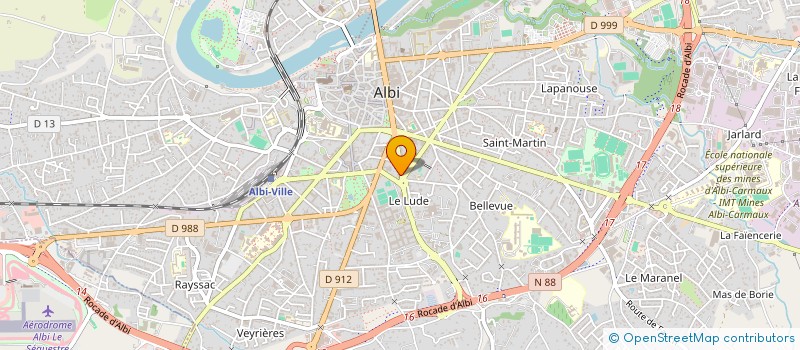 localisation de l'entreprise HOLDING ROBERT FABRICE  ALBI