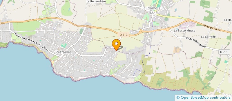 localisation de l'entreprise HOLDING ROBINSON  PREFAILLES