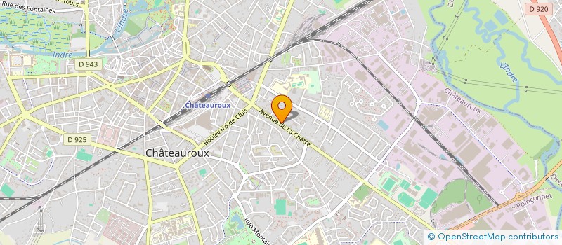 localisation de l'entreprise HOLDING ROLLIN à CHATEAUROUX