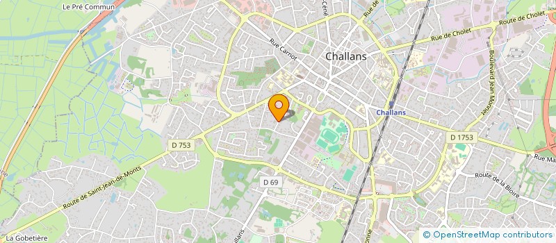 localisation de l'entreprise HOLDING ROMA à CHALLANS