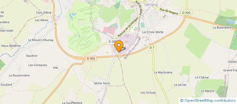 localisation de l'entreprise HOLDING RONGERE à BELLEME