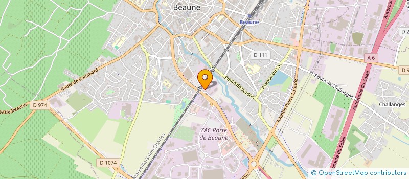 localisation de l'entreprise HOLDING RORATO à BEAUNE