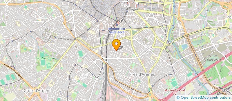 localisation de l'entreprise HOLDING ROS  MONTPELLIER
