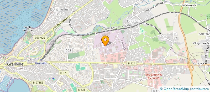 localisation de l'entreprise HOLDING ROSE INVEST  GRANVILLE