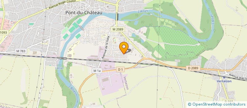 localisation de l'entreprise HOLDING ROSY  PONT-DU-CHATEAU